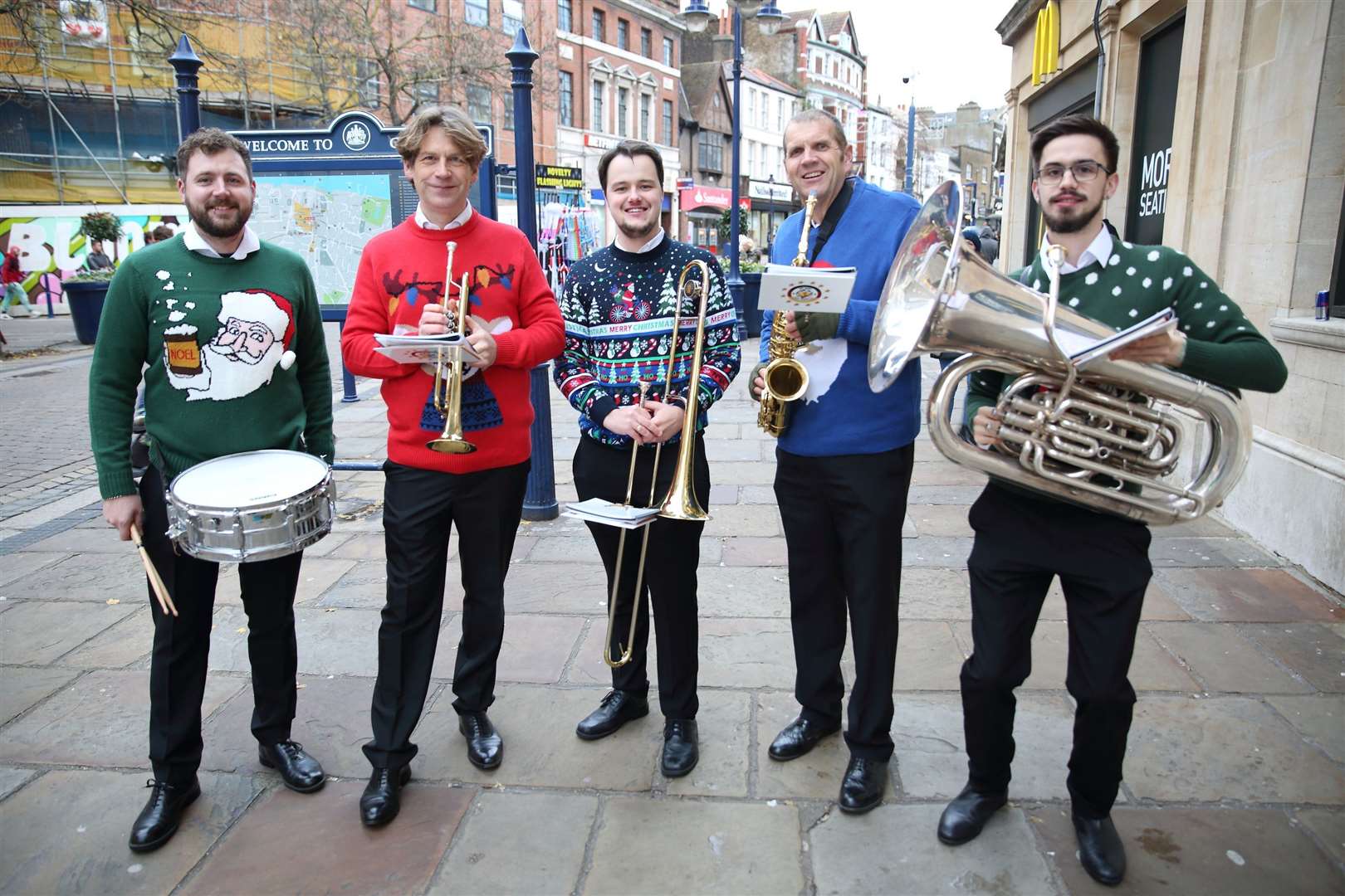 The parade took place in Gravesend town centre on Friday