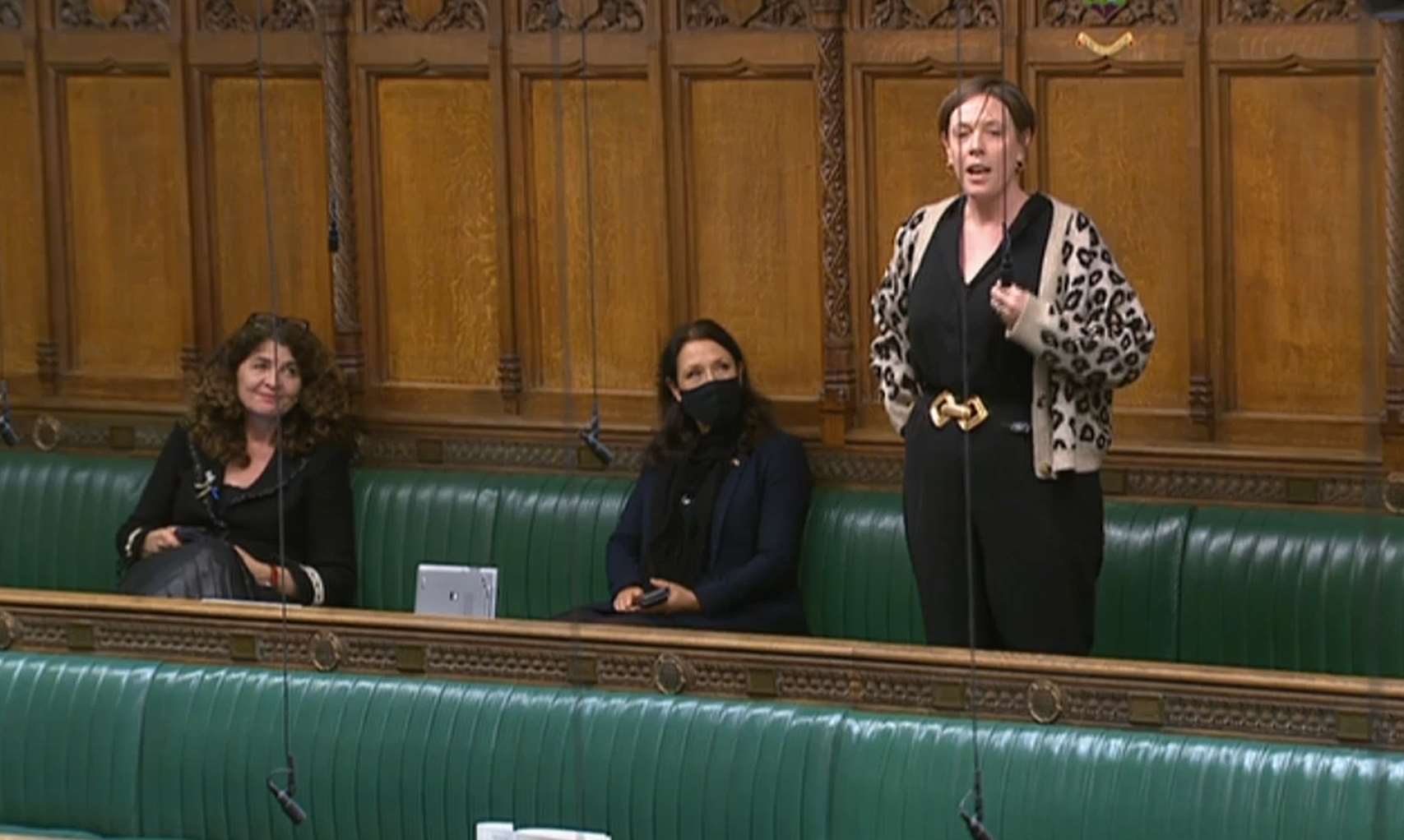 Labour MP Jess Phillips addresses the House of Commons (PA)