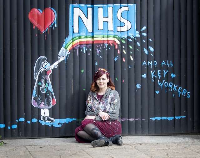 Self-employed mural painter Rachel List (Danny Lawson/PA)