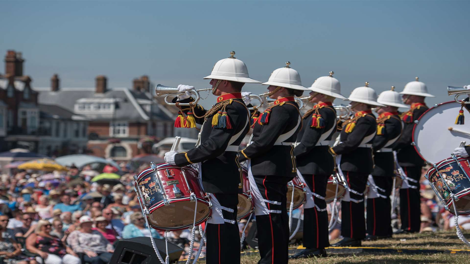 Royal Marines Portsmouth Band returns Deal Memorial Bandstand Walmer