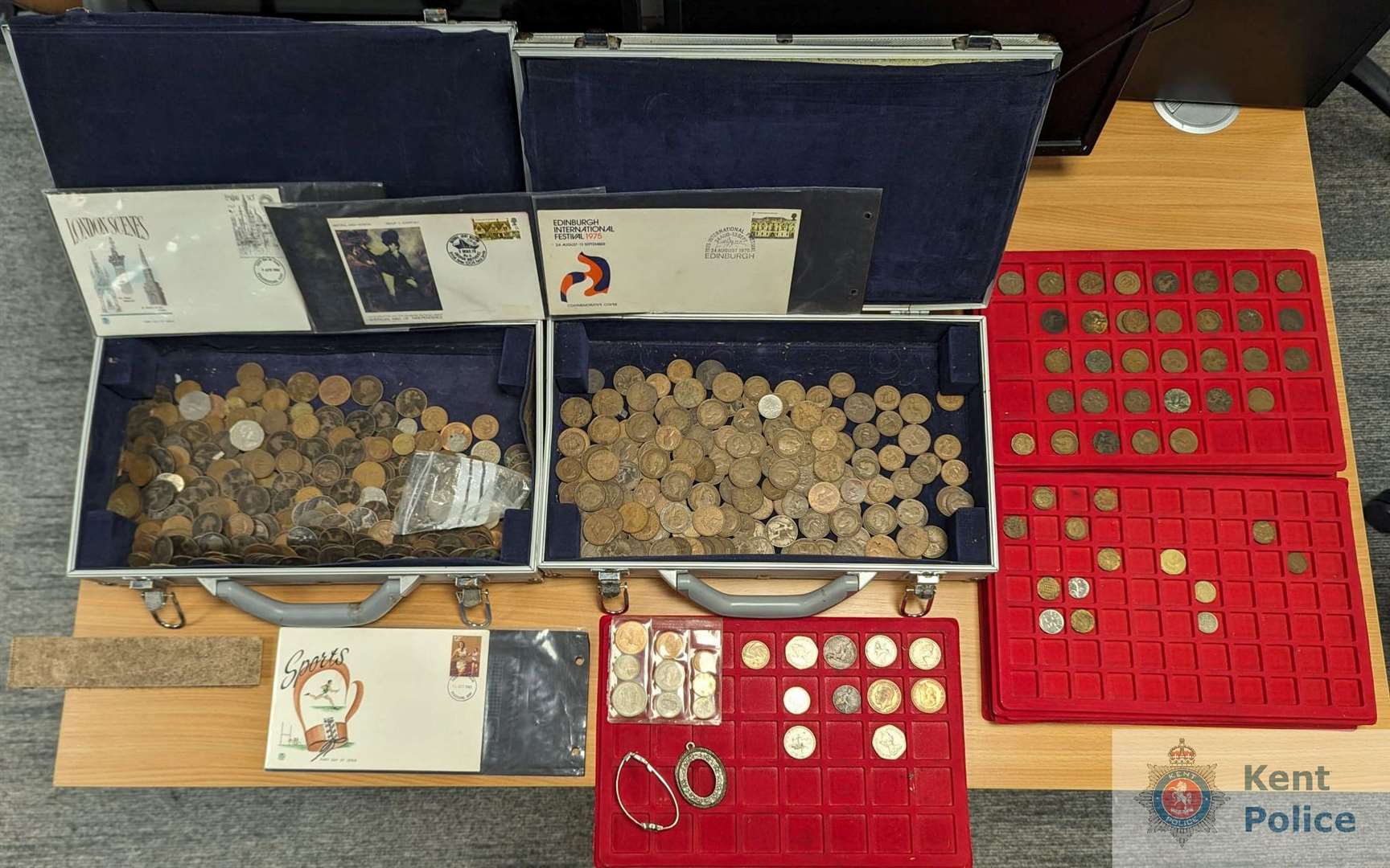 The coin collection is thought to have been stolen from east Kent. Picture: Kent Police