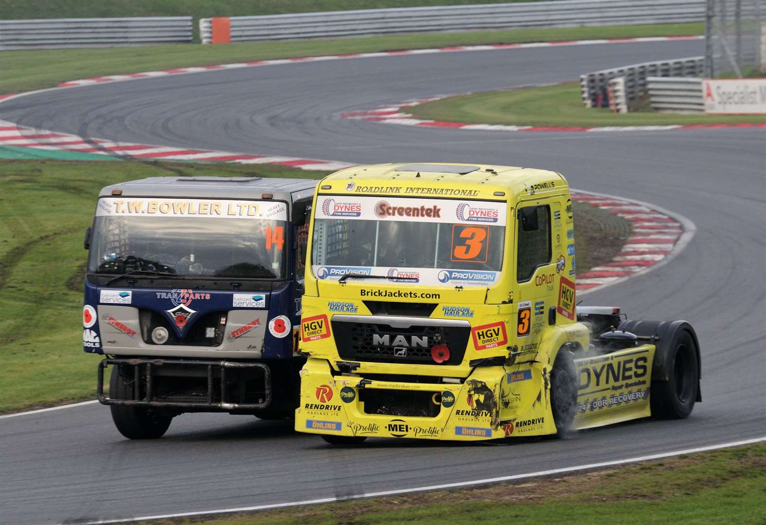 The British Truck Racing Championship will go ahead without spectators