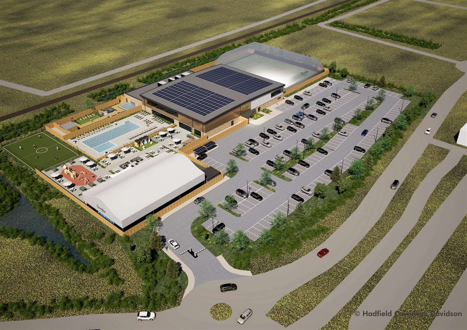 What the new David Lloyd gym and leisure centre in Herne Bay could look like. Picture: David Lloyd Leisure
