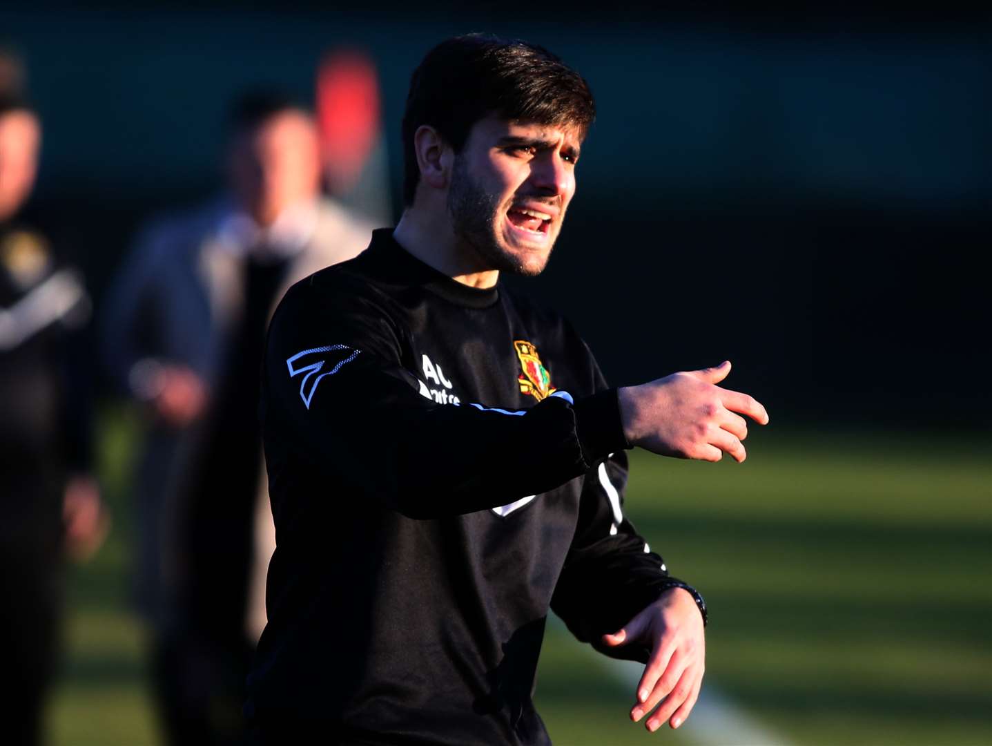 Sittingbourne caretaker manager Aslan Odev Picture: John Westhrop