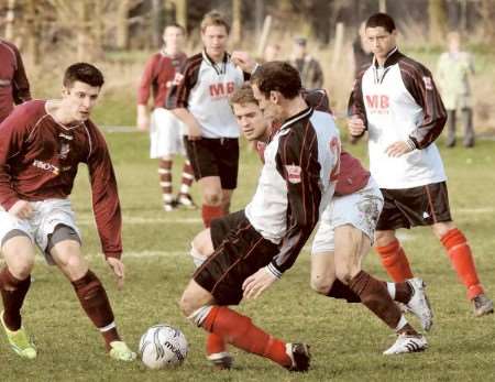 Action from the Canterbury versus Oakwood game