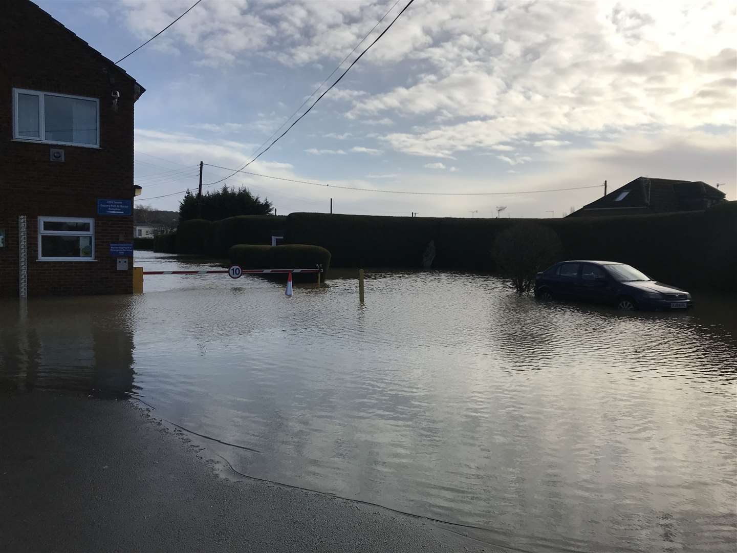 The scene at Little Venice in a previous flood