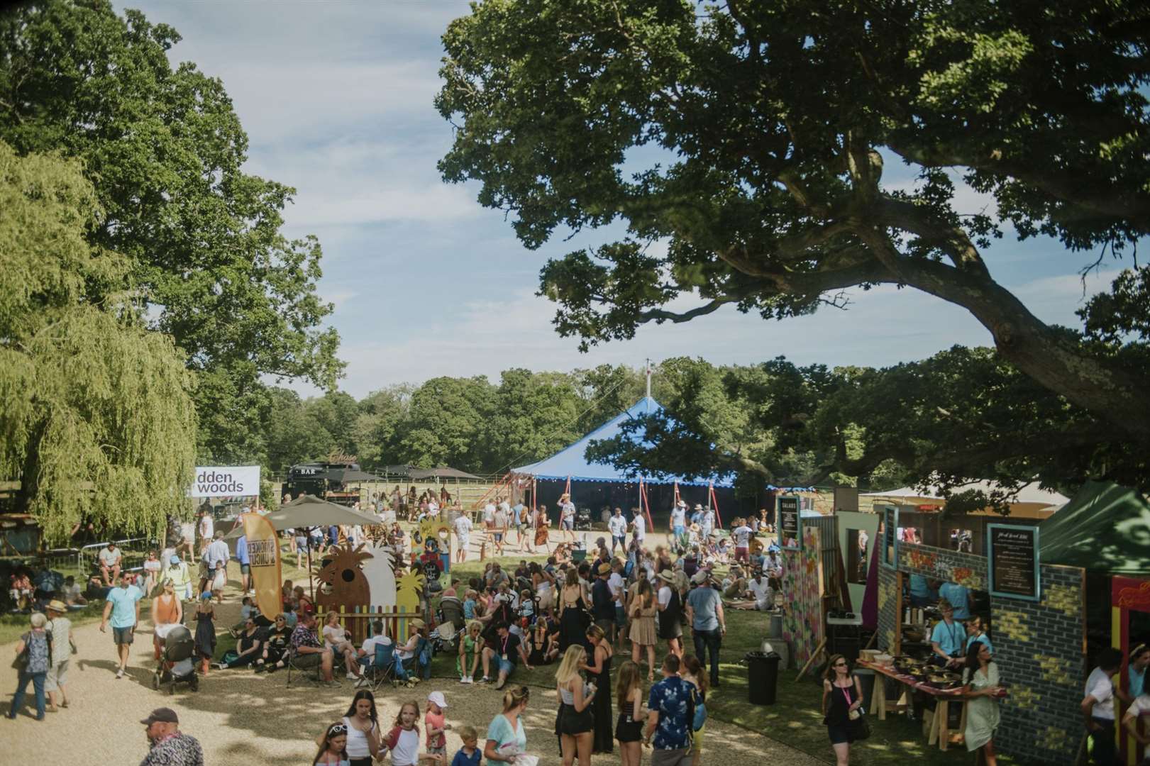 The Smoked and Uncut music festival at The Pig in Bridge near Canterbury