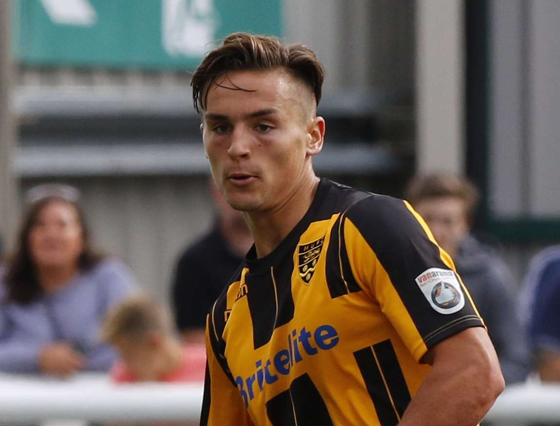 Maidstone right-back Josh Hare Picture: Andy Jones