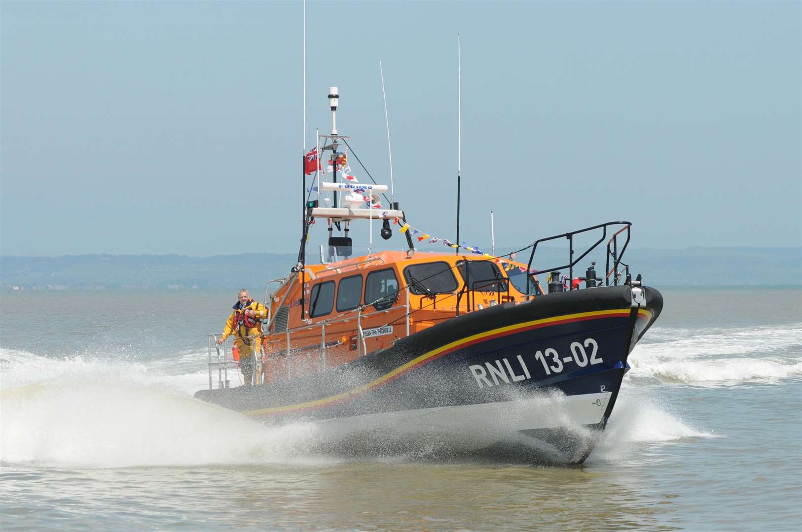 The Dungeness lifeboat The Morrell was used in the search. Library picture: Wayne McCabe for the KMG