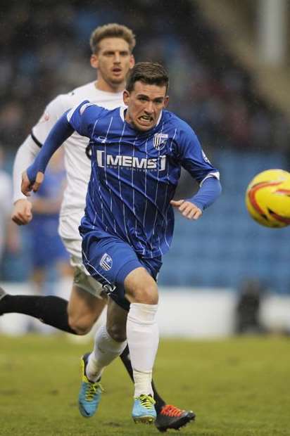 Cody McDonald attacks against Port Vale. Picture: Barry Goodwin