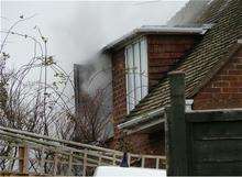 Fire at Hampton Vale, Seabrook in November 2008