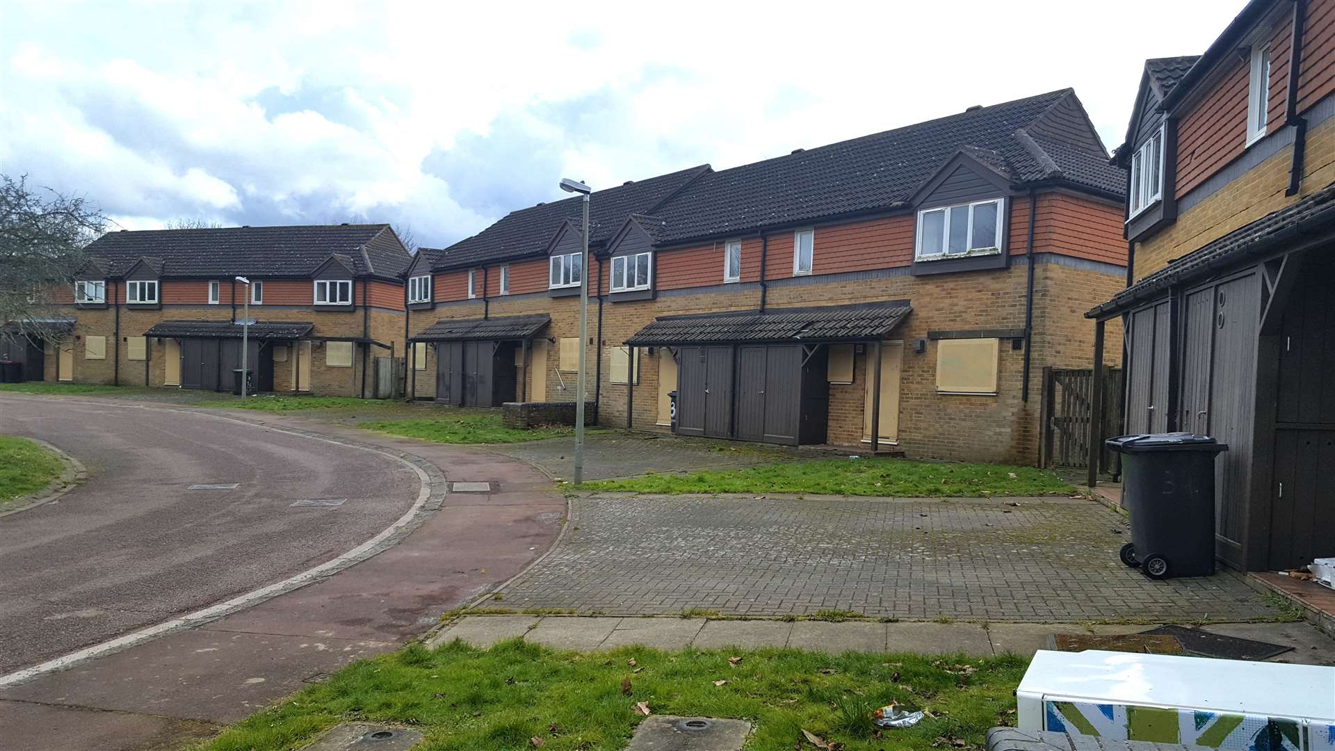 Boarded up former Army homes in Sobraon Way, Canterbury (8112226)