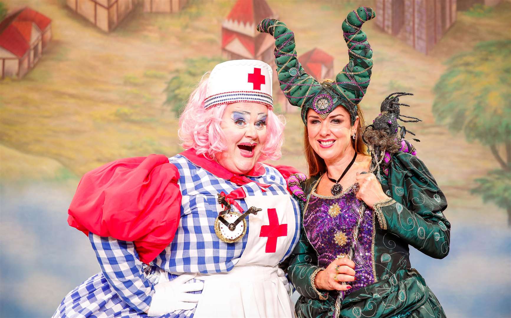 Claire with Quinn Patrick in panto