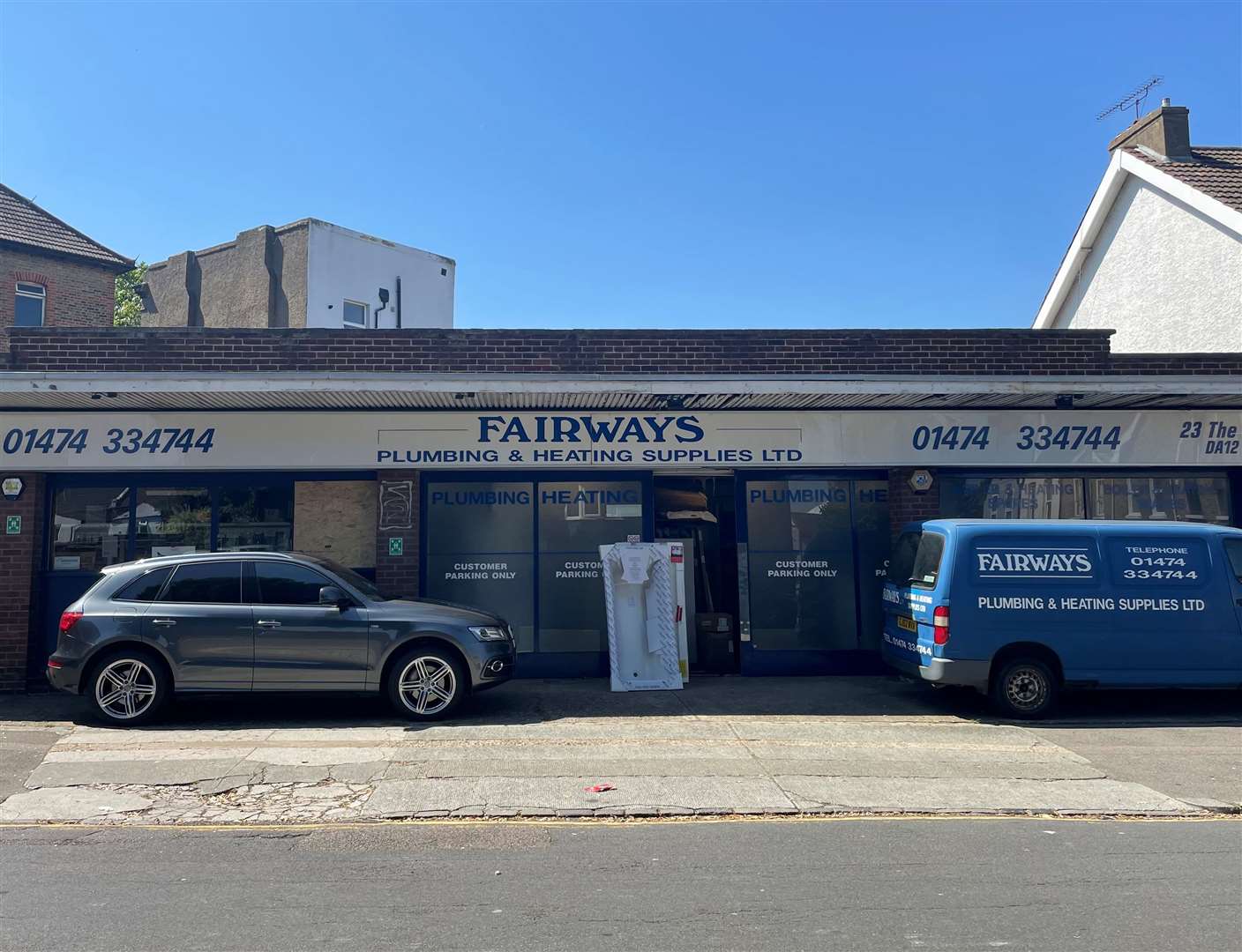 Fairways Plumbing and Heating Supplies, in The Grove, Gravesend. Photo:: KM Media Group