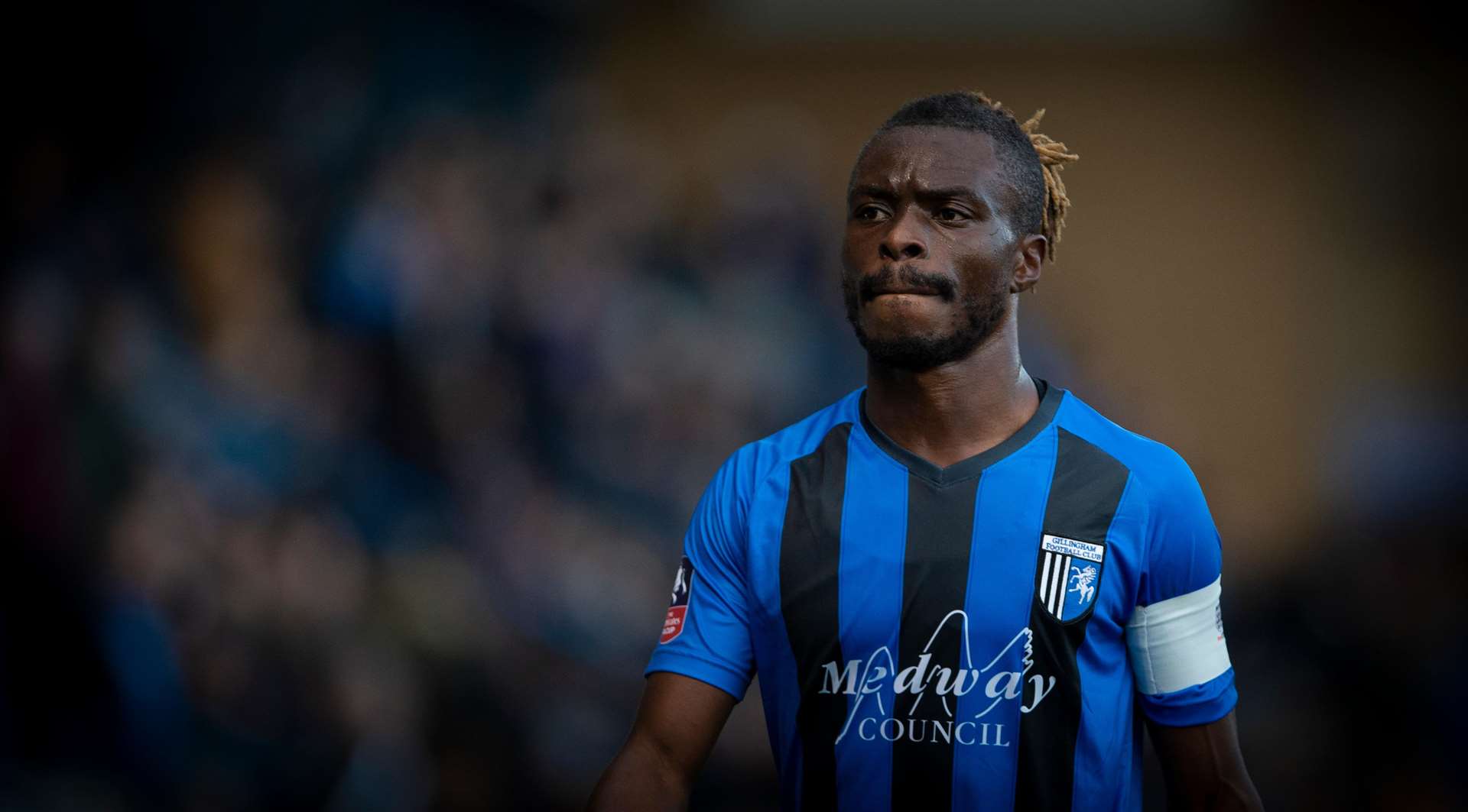 Gillingham defender Gabriel Zakuani Picture: Ady Kerry