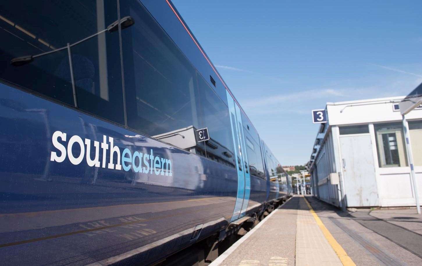 There are delays after a train hit an obstruction near Borough Green. Stock picture