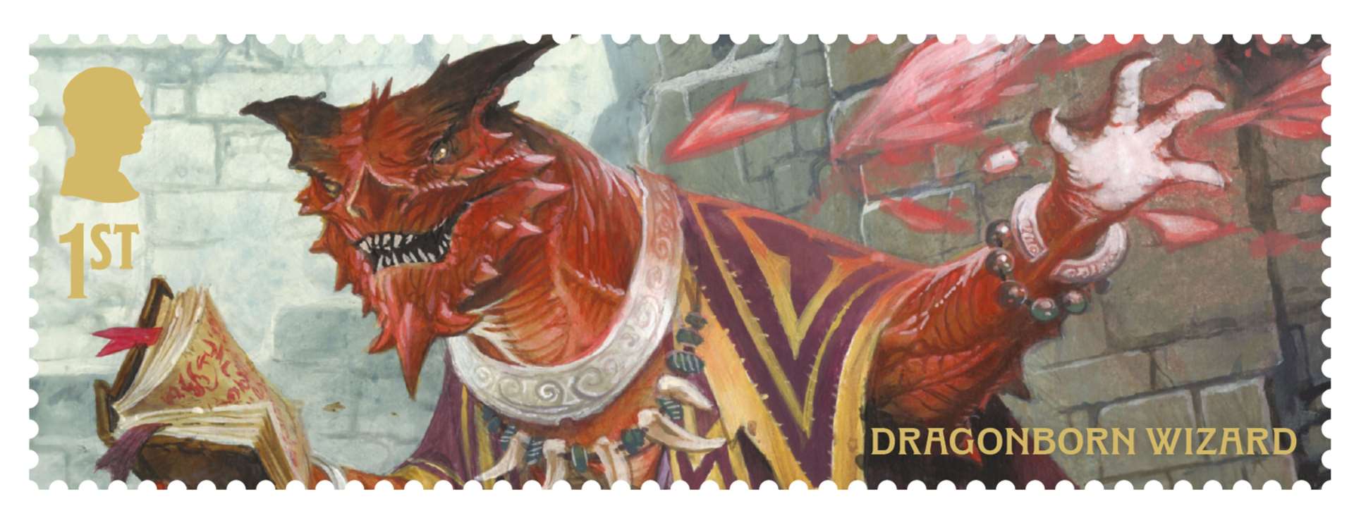 D&D’s fantasy world and monsters have influenced fantasy tropes in film, television and video games to this day (Royal Mail/PA)