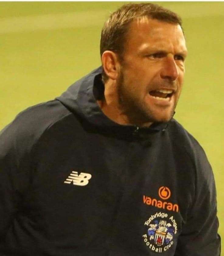 Tonbridge Angels manager Steve McKimm Picture: David Couldridge