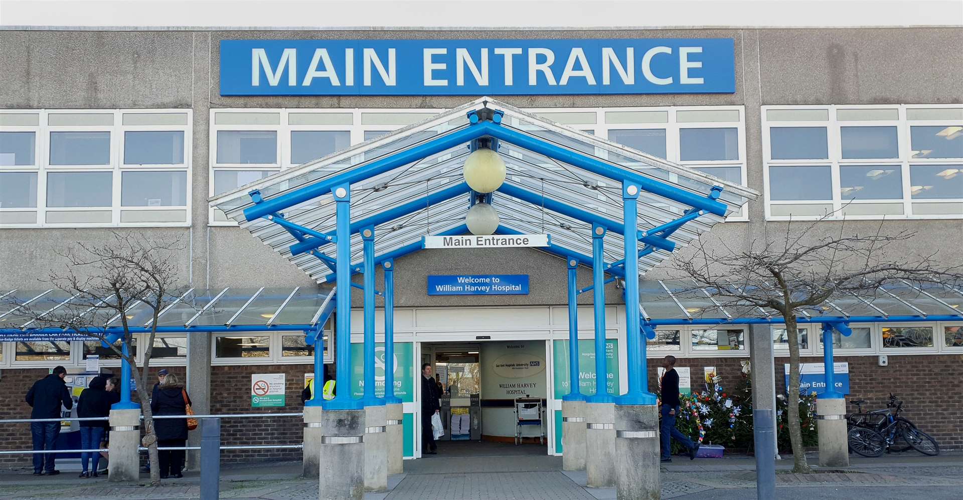 A view of the William Harvey Hospital in Ashford, Kent, which is part of the East Kent Hospitals University NHS Foundation Trust (Gareth Fuller/PA)