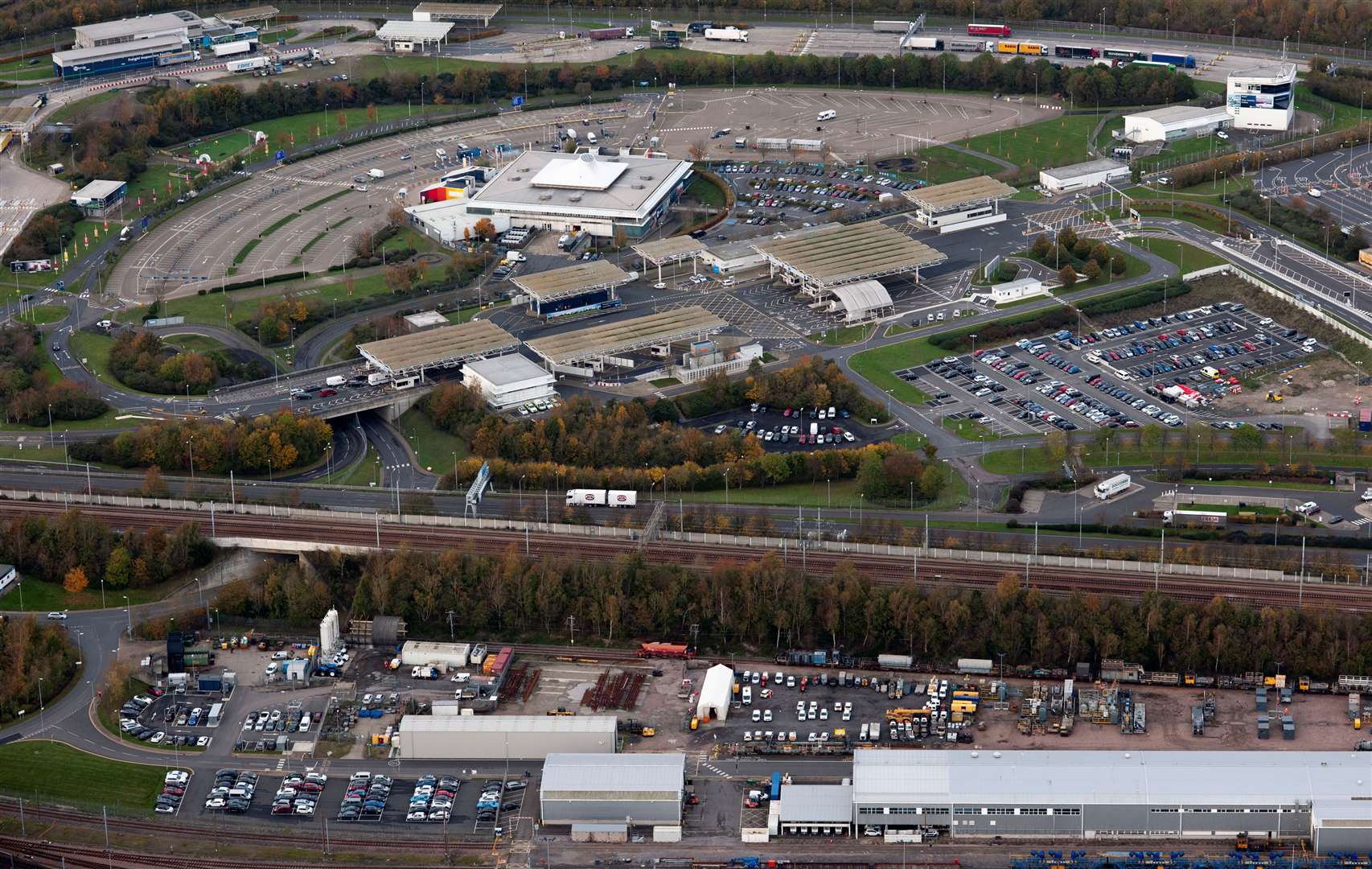 A car crashed into a booth at the Eurotunnel terminal in Folkestone. Library picture: Ady Kerry