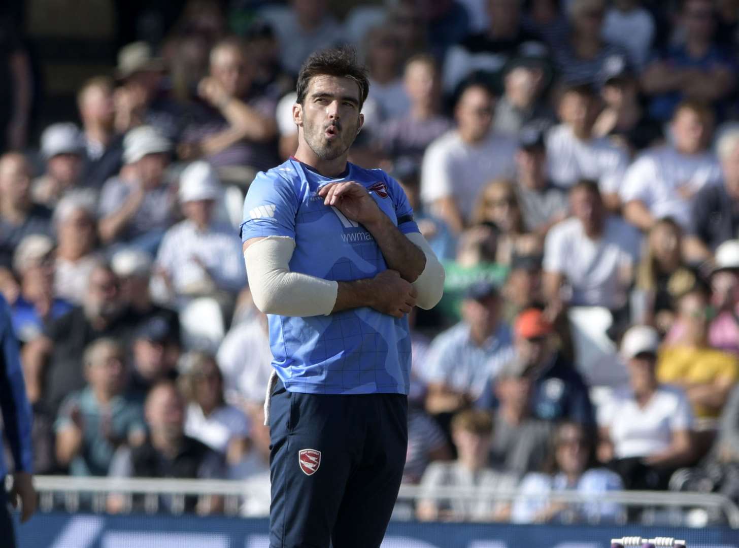 All-rounder Grant Stewart misses the trip to Edgbaston with a side issue. Picture: Barry Goodwin