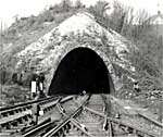 The Strood tunnel - scene of a huge landslide in 1999