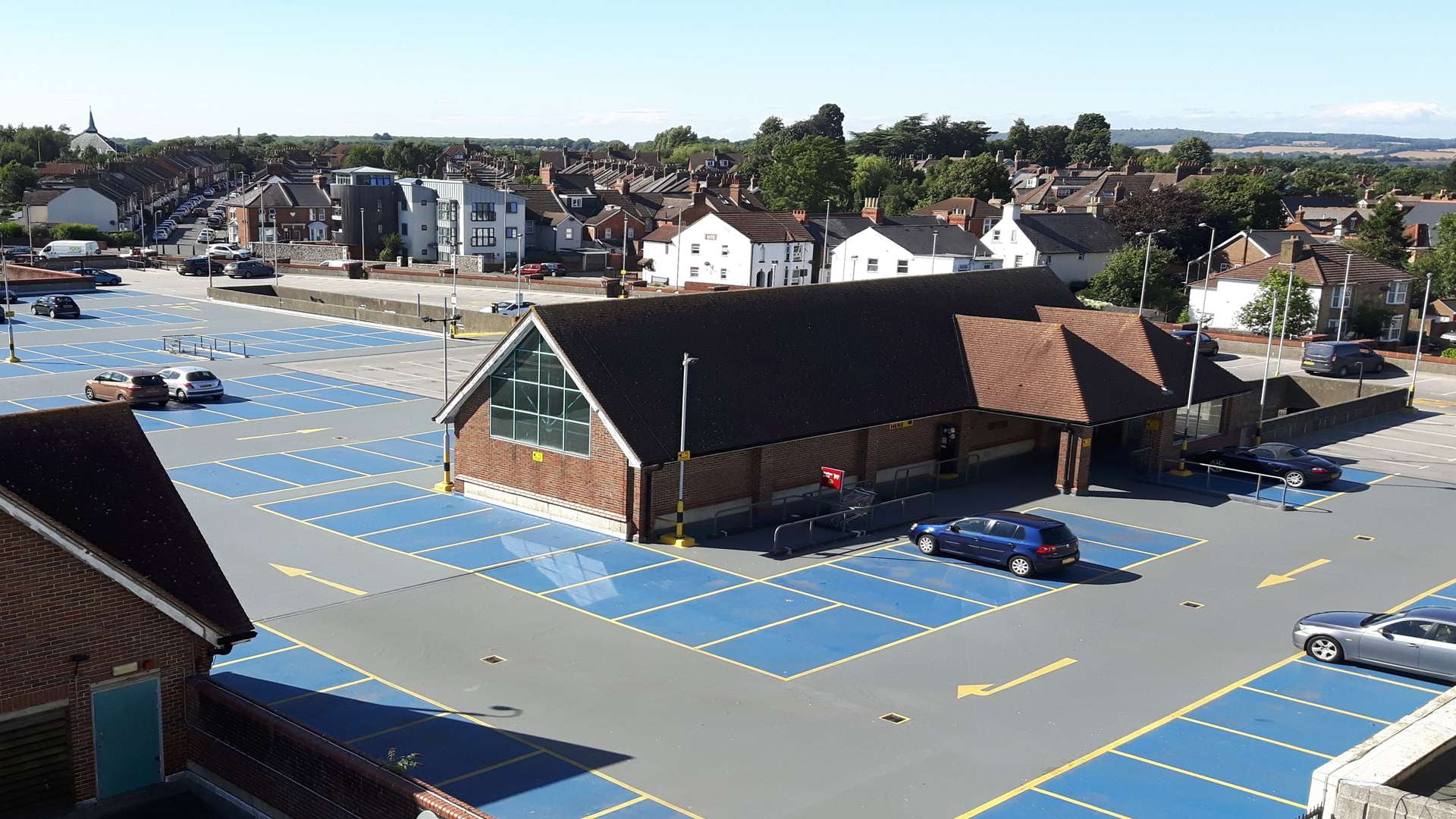 The NCP car park in Ashford