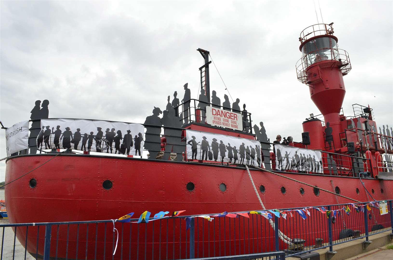 Windrush events onboard the LV21 in Gravesend. Picture: Jason Arthur