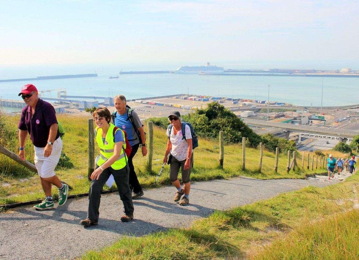 Walkers flock to the area because it is so geared up for walking