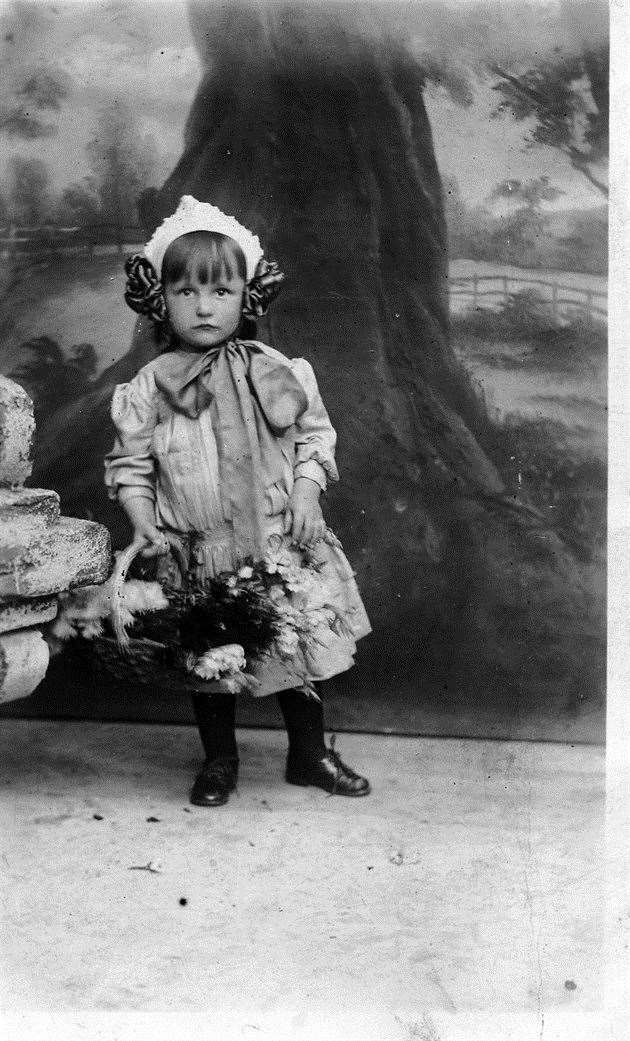 Ivy Woolcock, aged two-and-a-half