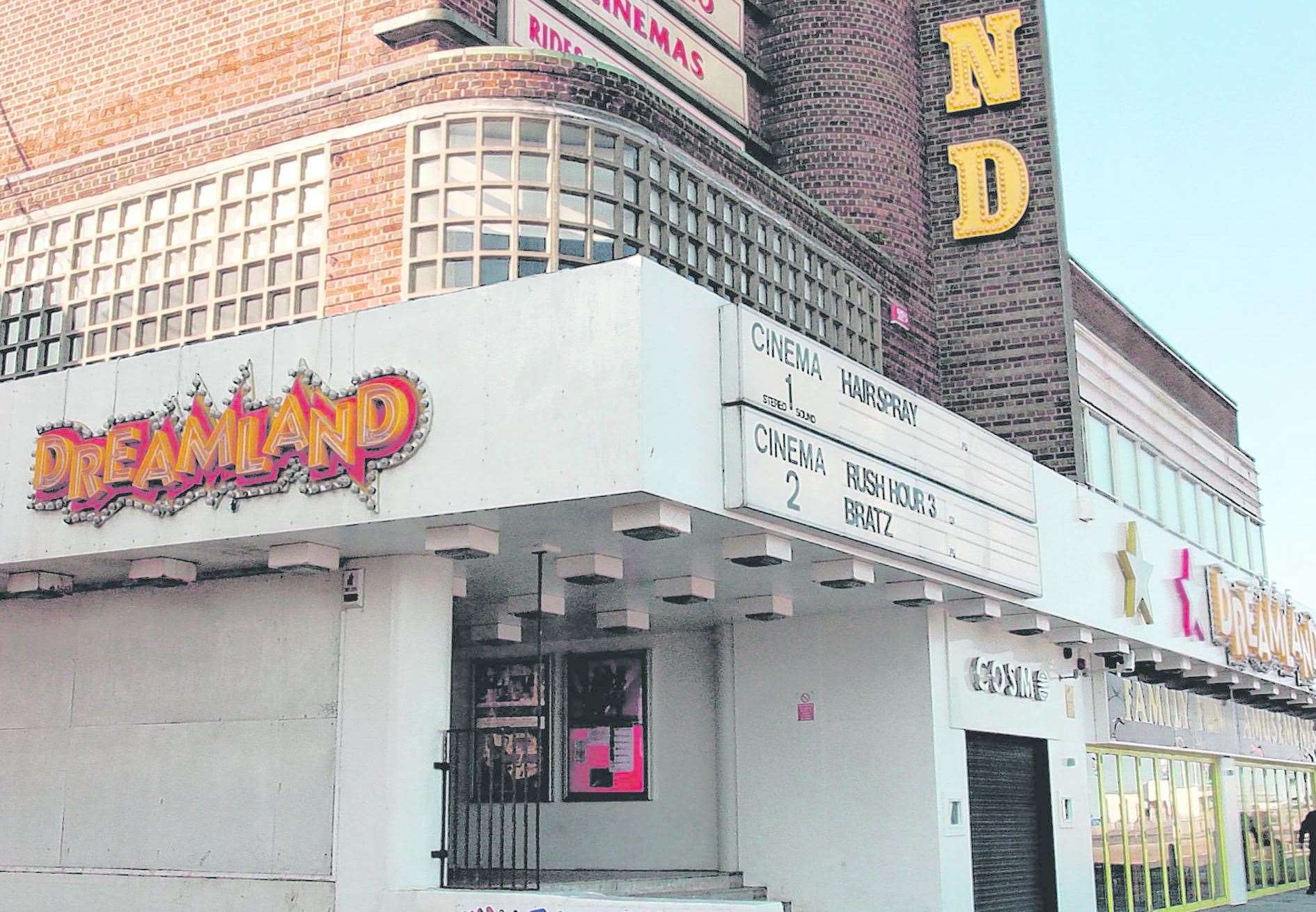 The old cinema at Dreamland in Margate, where hundreds failed to get into screenings of The Exorcist when it was released in 1974