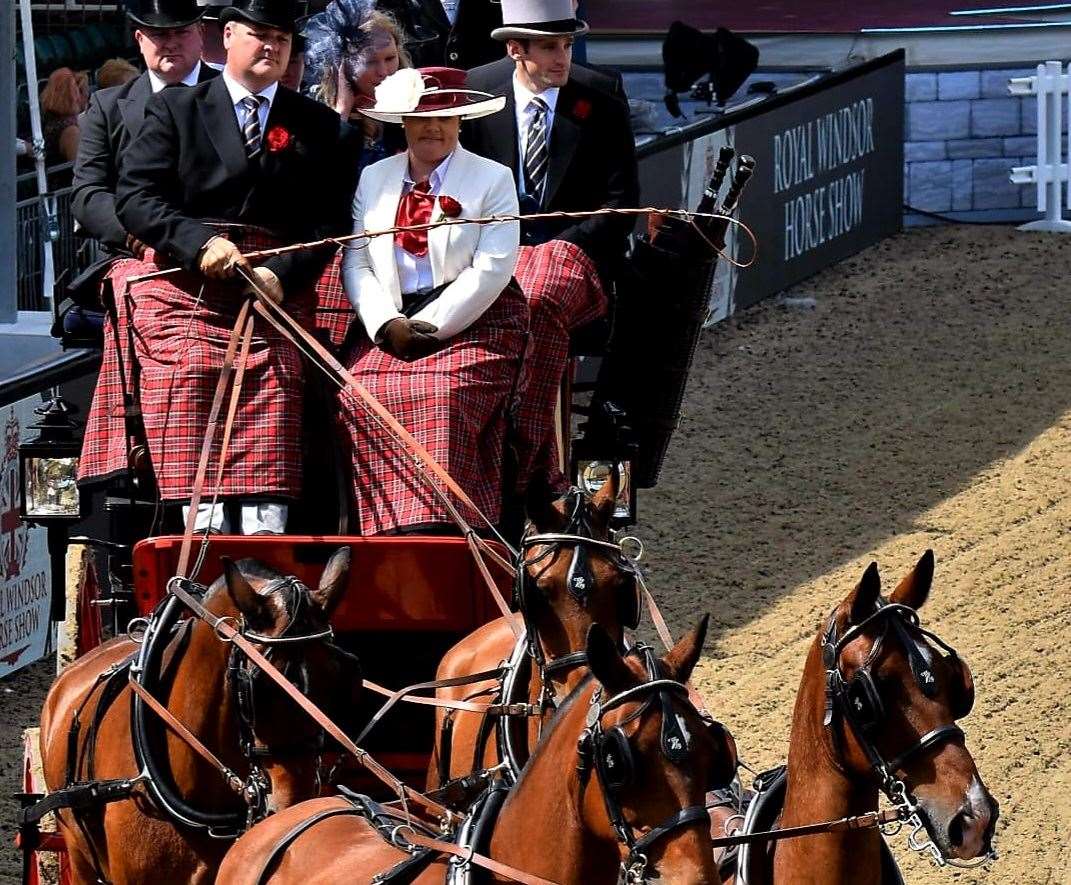 Michael Malone is a carriage driver from Brenchley