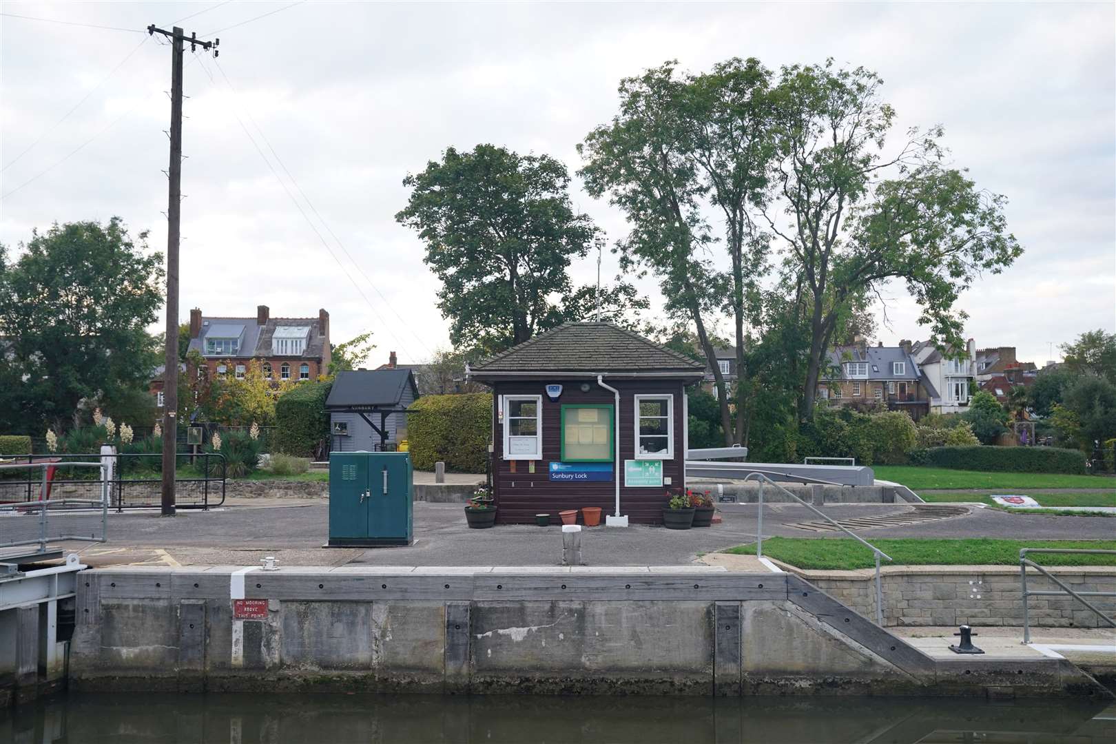 A general view of the River Thames near Sunbury Lock (Jonathan Brady/PA)