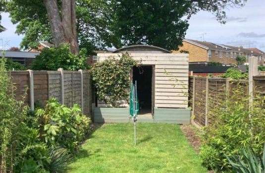 The salon is being proposed at the bottom of Ms Burns' back garden in Milton Regis, Sittingbourne. Picture: Swale council