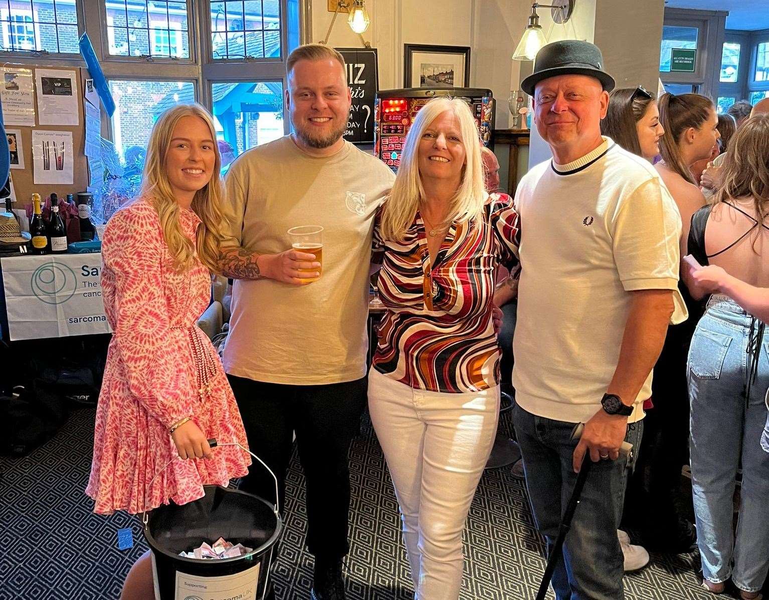 From left: Chloe, Jorge, Louise and Andy Bird. Picture: Andy Bird