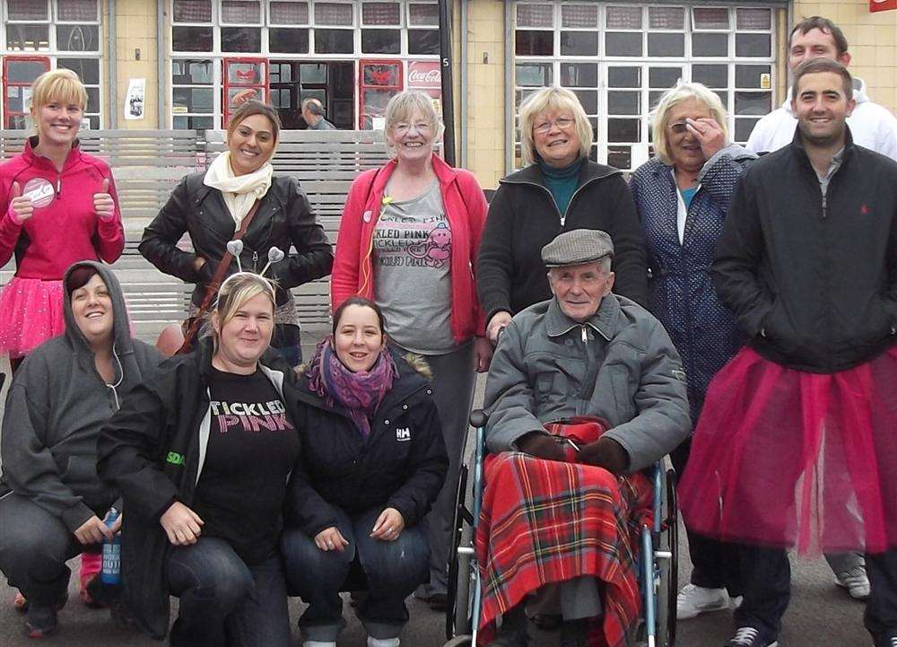 Back Row left to right - Katy Lavender, Sonam Sabharwal, Margaret Kelly, Linda Grimwade, Jackie Kingsnorth, Michael Downes. Front Row left to right - Sandie Baker, Jacquii Alexander-Smith, Vikki Mastin, Harold Grimwade, Dean Powley