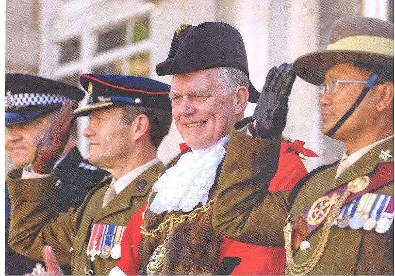 Cllr Hotson during his tenure as Mayor of Maidstone in 2010