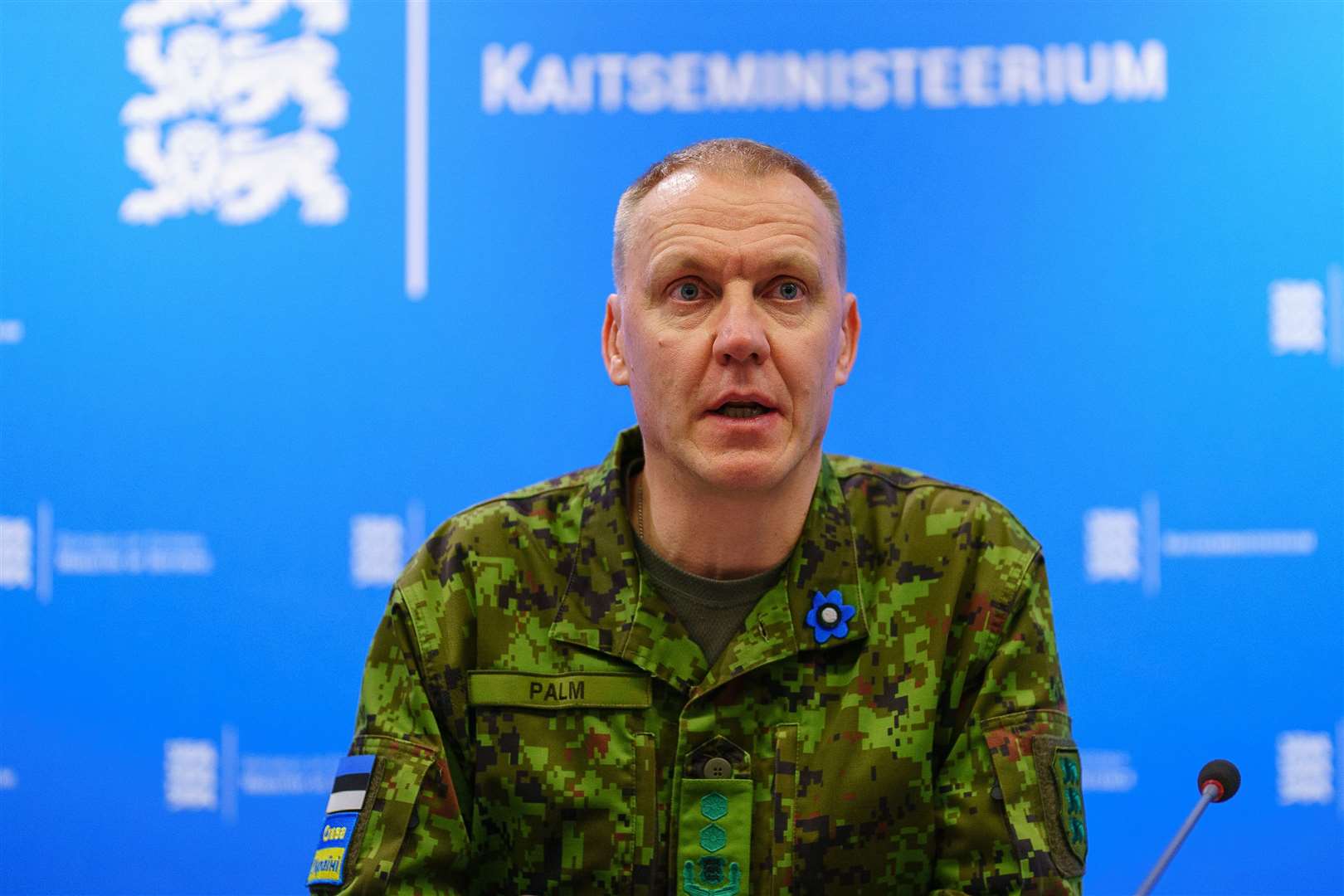 Deputy Commander of Estonia’s Defence forces Major General Veiko-Vello Palm (Ben Birchall/PA)