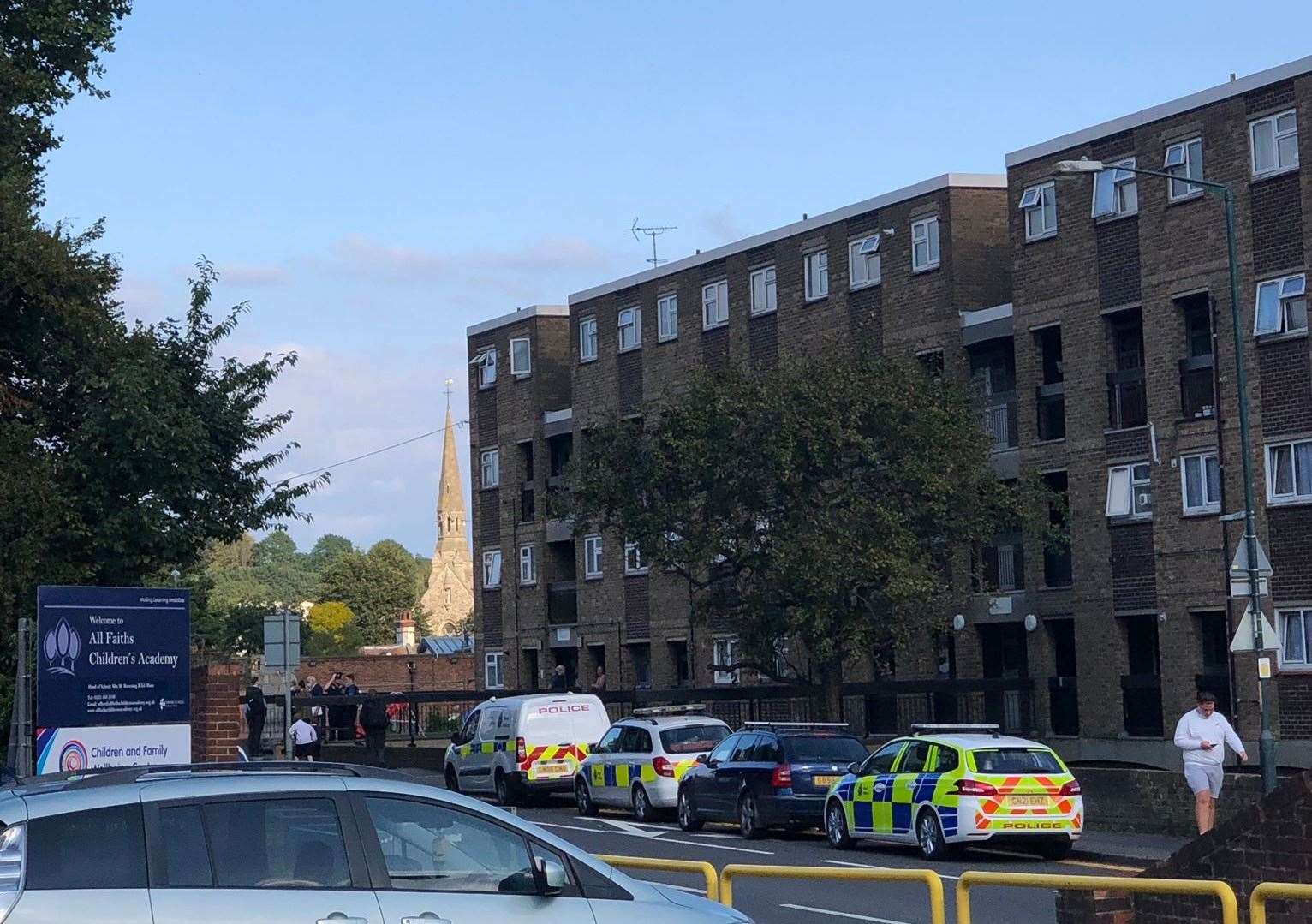 Police in Gun Lane, Strood (51280365)