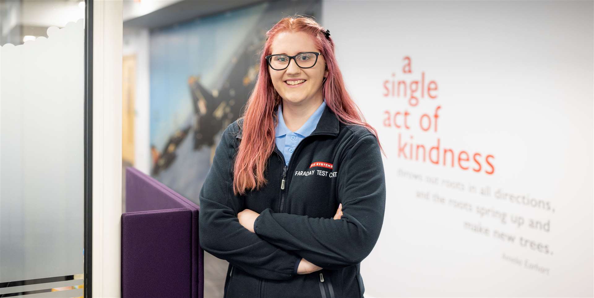 Aga, who is currently on the graduate scheme at BAE Systems in Rochester, and co-leads a group supporting women in engineering.