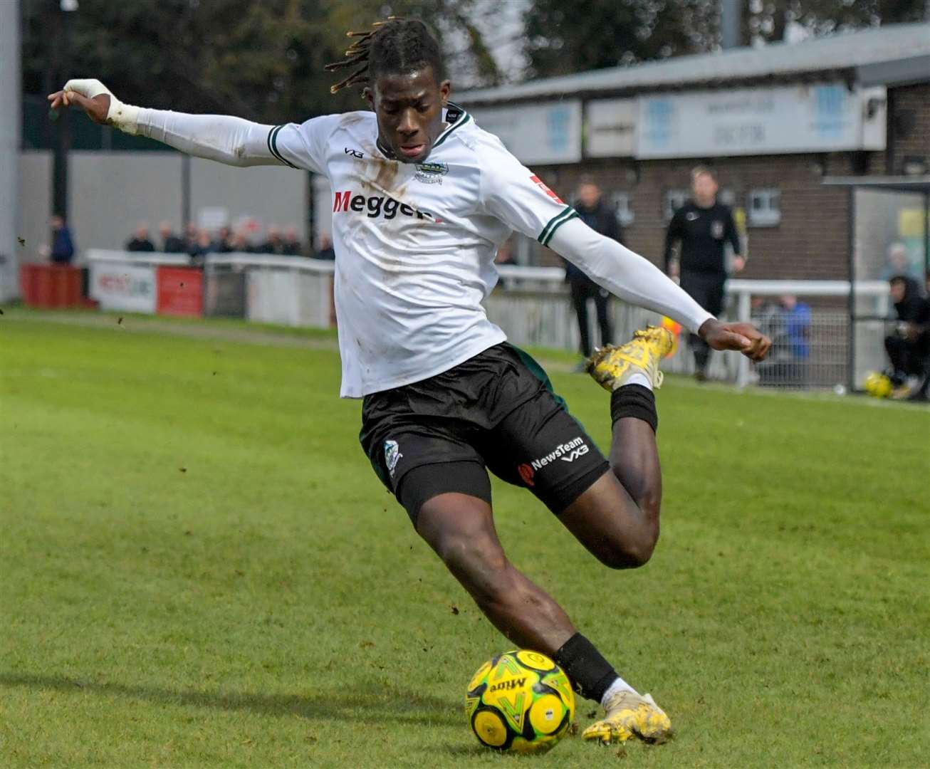 Forward Ruben Soares-Junior - has continued his rich vein of form at Dover. Photo: Stuart Watson