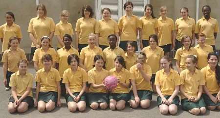 PROUD RECORD: The all-conquering teams from Dartford Grammar School for Girls. Picture: NICK JOHNSON