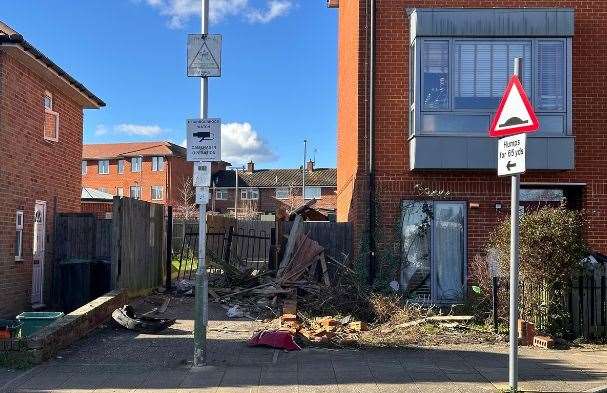 Residents described the big bang they heard as the car landed