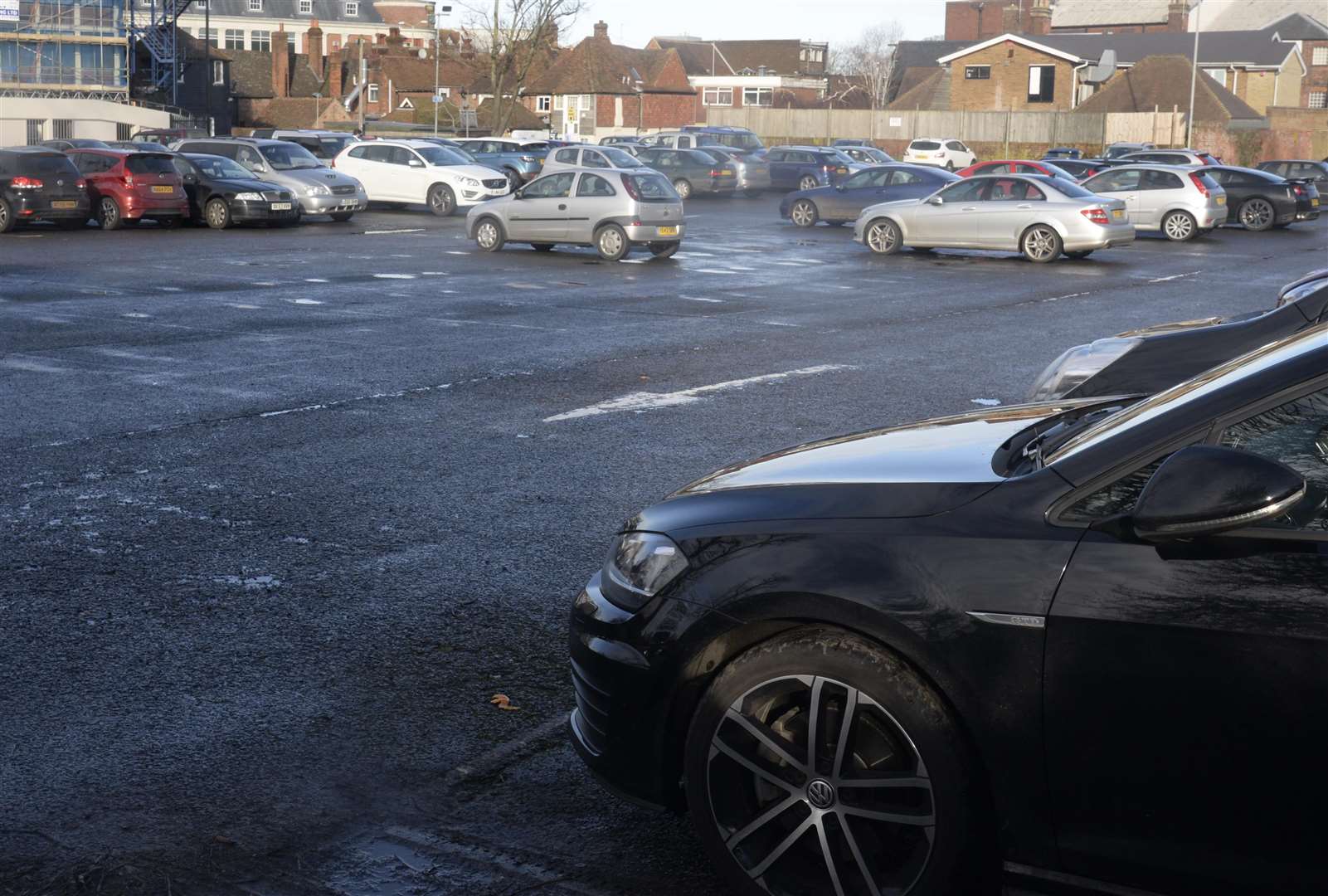 Holman's Meadow car park in Canterbury