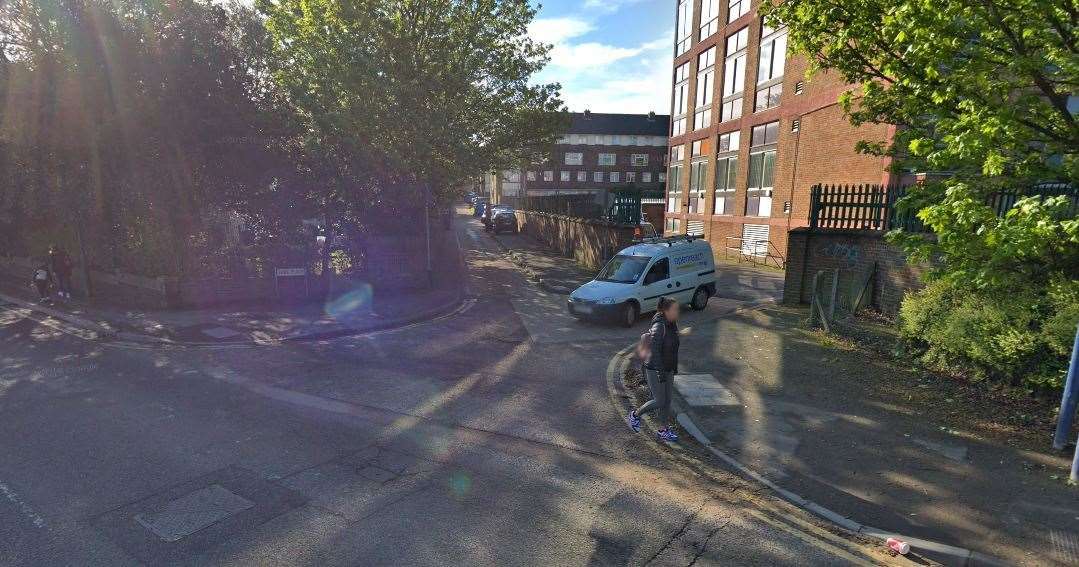 Police and forensic van spotted in Park Place, Gravesend