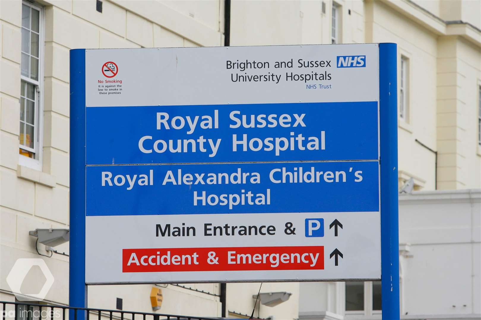 The Royal Sussex County Hospital in Brighton (Jonathan Brady/PA)