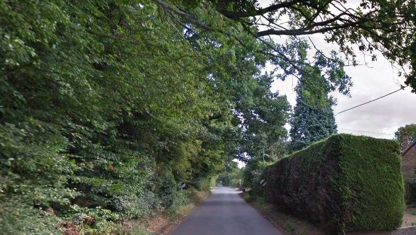 Babs Oak Hill was blocked this afternoon. Picture: Google Street View (8568259)
