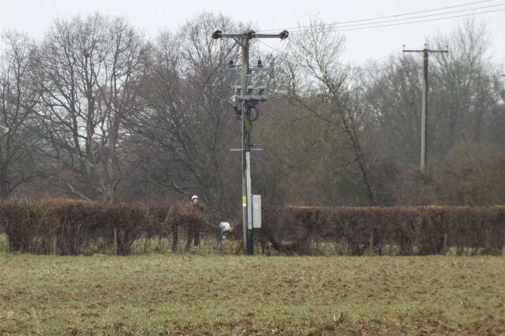 Jack Hilding's body lay undiscovered in this field for months