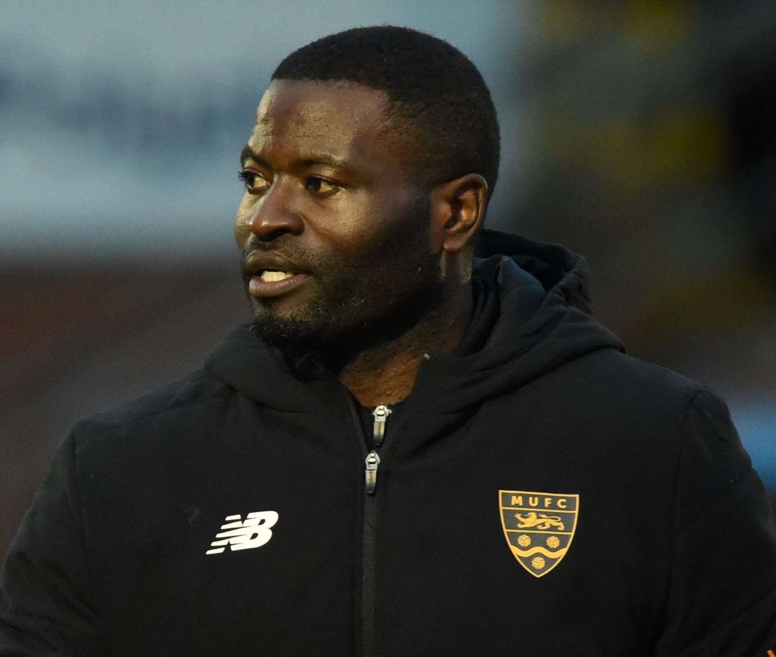 Maidstone United caretaker boss George Elokobi. Picture: Steve Terrell