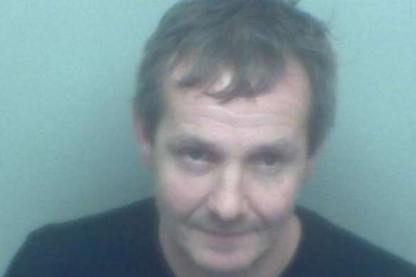 Paul Luttman has been jailed for breaking into his ex-girlfriend's home. Picture: Kent Police